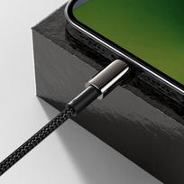 baseus usb type c laidas 2m - Baseus Tungsten Gold Type-C to Lightning 20W, 2m Black - 10 nuotrauka