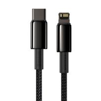 baseus usb type c laidas 2m - Baseus Tungsten Gold Type-C to Lightning 20W, 2m Black - 12 nuotrauka