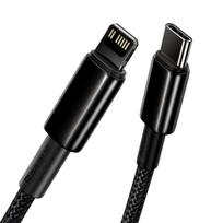 baseus usb type c laidas 2m - Baseus Tungsten Gold Type-C to Lightning 20W, 2m Black - 17 nuotrauka