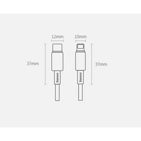 baseus usb type c laidas 2m - Baseus Tungsten Gold Type-C to Lightning 20W, 2m Black - 19 nuotrauka