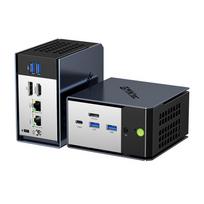 mini amd ryzen - Mini PC GMKtec EVO-X1 ,  AMD Ryzen AI 9 HX 370 ,  32GB RAM ,  1TB SSD ,  Juodas (Black) - 1 nuotrauka