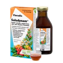 ca mg zn - Floradix Saludynam skysta vitaminų formulė, 250 ml - 1 nuotrauka