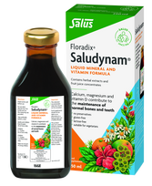 ca mg zn - Floradix Saludynam skysta vitaminų formulė, 250 ml - 2 nuotrauka
