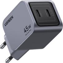 ugreen nexode - UGREEN Nexode Pro 45W Dual USB-C Įkroviklis Pilkas (Gray) - 1 nuotrauka