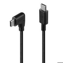 Lindy USB-C į USB-C kabelis 1m Juodas (Black)