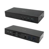 I-TEC USB-C Quattro Ekrano prijungimo stotis 2xDP 2xHDMI 85W (Juoda)
