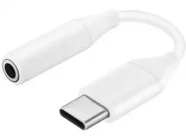 3.5 mm to 3.5 mm kabelis - Samsung GP-TGU023AE USB-C į 3.5 mm adapteris Baltas (White) - 1 nuotrauka
