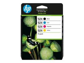 HP 924 CMYK Original Ink Cartridge 4Pack | 6C3Z1NE#301