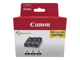 canon pixma - CANON PGI-35 Ink Cartridge BK TRIPLE | 1509B028 - 1 nuotrauka