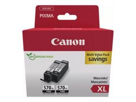 CANON PGI-570XL Ink Cartridge BK TWIN | 0318C010