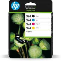 hp 924 - HP 924 CMYK Original Ink Cartridge 4Pack | 6C3Z1NE - 1 nuotrauka