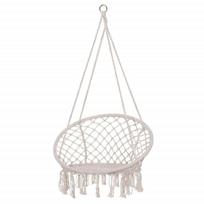 sodo lauko supynes - Springos SPR0039 Pakabinamos sodo sūpynės, kreminės (Cream) - 1 nuotrauka
