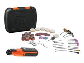 black decker rotary tool - Black & Decker BCRT8IK-XJ Daugiafunkcis įrankis, 7.2V, su priedais (Juodas/Orange) - 2 nuotrauka