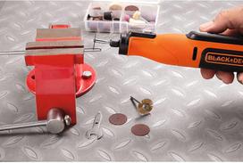 black decker rotary tool - Black & Decker BCRT8IK-XJ Daugiafunkcis įrankis, 7.2V, su priedais (Juodas/Orange) - 3 nuotrauka