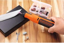 black decker rotary tool - Black & Decker BCRT8IK-XJ Daugiafunkcis įrankis, 7.2V, su priedais (Juodas/Orange) - 8 nuotrauka