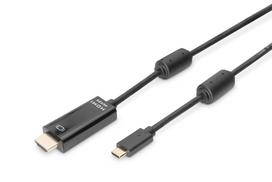 hdmi type c laidas - ASSMANN USB Type-C Gen2 Adapter Cable - 2 nuotrauka