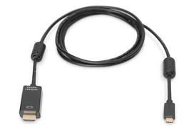 hdmi type c laidas - ASSMANN USB Type-C Gen2 Adapter Cable - 3 nuotrauka