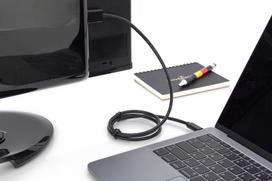 hdmi type c laidas - ASSMANN USB Type-C Gen2 Adapter Cable - 5 nuotrauka