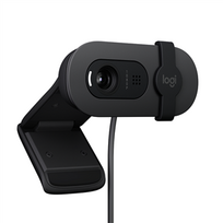 logitech web kamera - Logitech Brio 100, FHD (Juoda) - 2 nuotrauka