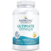omega 3 180 - NORDIC NATURALS Ultimate Omega 1280 mg, citrinų (Lemon), 180 kapsulių - 1 nuotrauka