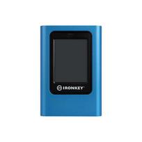 external ssd - External SSD|KINGSTON|IronKey Vault Privacy 80|960GB|USB 3.2|Write speed 250MBytes/sec|Read speed 250MBytes/sec|IKVP80ES/960G - 1 nuotrauka