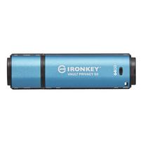 flash drive 256 - MEMORY DRIVE FLASH USB3.2 64GB/IKVP50/64GB KINGSTON - 1 nuotrauka