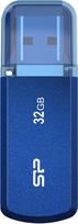 3 0 usb flash - Silicon Power flash drive 32GB Helios 202, blue | SP032GBUF3202V1B - 1 nuotrauka