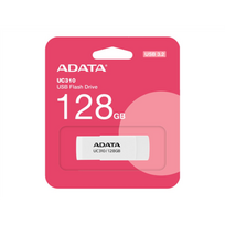 usb 3 flash 128gb - ADATA | USB Flash Drive | UC310 | 128GB | USB 3.2 Gen1 | White | UC310-128G-RWH - 1 nuotrauka