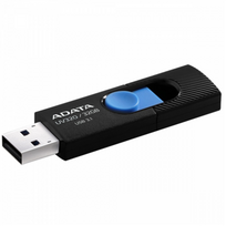 usb atmintukai 32gb - ADATA | UV320 | 32GB | USB 3.1 | Black/Blue | AUV320-32G-RBKBL - 1 nuotrauka