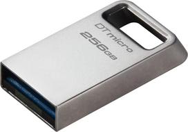 kingston datatraveler 256gb usb 3.2 - Kingston | USB 3.2 Flash Drive | DataTraveler micro | 256GB | USB 3.2 | Silver | DTMC3G2/256GB - 2 nuotrauka