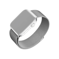apple watch apyrankes 44mm - Fixed | Mesh Strap for Apple Watch 42/44/45/46/49mm | Silver | FIXMEST-434-SL - 1 nuotrauka