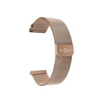 auksines apyrankes - Fixed | Mesh Strap with Quick Release 20mm for Smartwatch | Rose gold | FIXMEST-20MM-RG - 1 nuotrauka
