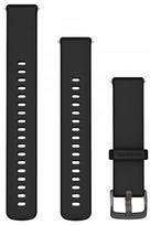 Garmin watch strap Quick Release 18mm Silicone, black | 010-13406-02