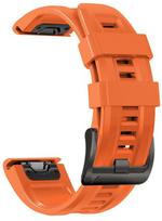 garmin fenix 7 priedai - Tech-Protect watch strap IconBand Garmin fenix 3/5X/3HR/5X Plus/6X/6X Pro/7X, orange | 9589046921551 - 1 nuotrauka