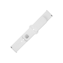 apyranke 22mm - Fixed | Sporty Strap Set with Quick Release 22mm for smartwatch | 160-235 mm | White | Silicone | FIXSST2-22MM-WH - 1 nuotrauka