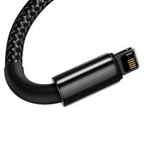 usb lightning laidas baseus - Baseus CALWJ-A01 Tungsten Gold Black - 15 nuotrauka