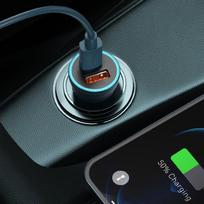 baseus 5a usb c - Baseus TZCCJD-0G Golden Contactor Dual Quick Charger USB-A/ USB-C 40W - 8 nuotrauka