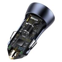 baseus 5a usb c - Baseus TZCCJD-0G Golden Contactor Dual Quick Charger USB-A/ USB-C 40W - 14 nuotrauka