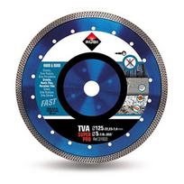 deimantiniai pjovimo diskai - Deimantinis turbinis pjovimo diskas Rubi Pro, 125 x 22.23 x 2 mm - 1 nuotrauka