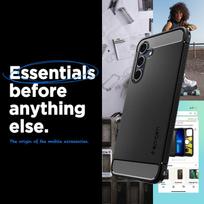 a55 spigen - Spigen "Rugged Armor Matte A55 5G" Black - 6 nuotrauka