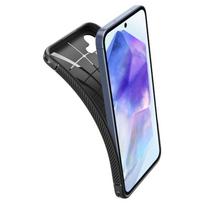 a55 spigen - Spigen "Rugged Armor Matte A55 5G" Black - 11 nuotrauka