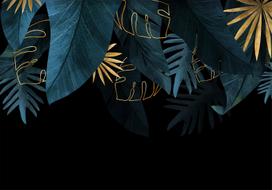 Fototapetas Artgeist Leaves Composition, 140 cm x 200 cm