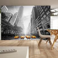 Fototapetas Artgeist New York - Yellow Taxis XLNEW010597, 175 cm x 175 cm