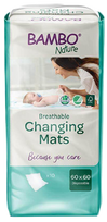 BAMBO NATURE Eco-Friendly paklotai, 60x60 cm, 10 vnt.