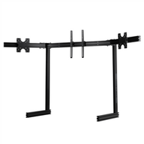 Next Level Racing Floor stand | ELITE Free Standing Triple Monitor Stand | Fully adjustable and customizable | 21-43 " | Black | NLR-E036