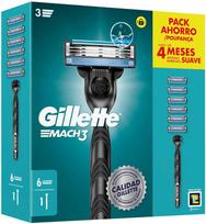 Gillette Mach3 skustuvas + 6 keičiamos galvutės