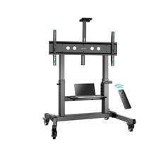 laikiklis 200x200 - TV SET ACC MOTOR. MOBILE STAND/50-100" BLACK TS1991E-B ONKRON - 1 nuotrauka