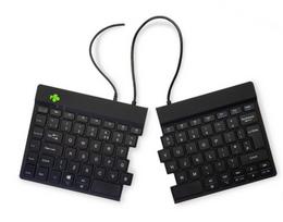 KEYBOARD SPLIT BREAK V2 ENG/BLACK RGOSP-UKWIBL R-GO TOOLS