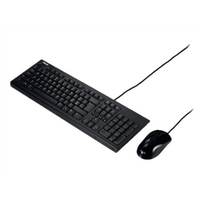 Asus | U2000 | Black | Keyboard and Mouse Set | Wired | Mouse included | EN | Black | 585 g | 90-XB1000KM000R0-