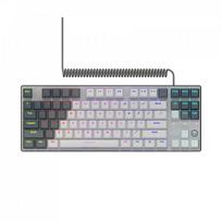 white gaming keyboard - LORGAR Azar 514TKL, Wired RGB mechanical gaming keyboard, white, EN layout | LRG-GK514TKL-WH-US - 1 nuotrauka
